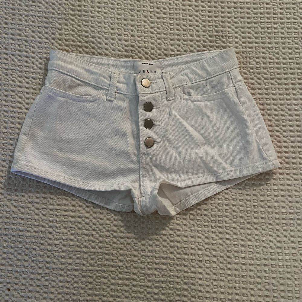 American Apparel button front shorts